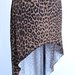 Influence trikotažinis leopardo raštų sijonas