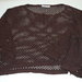 Oversize rudas megztinis