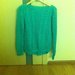 Mėtinės spalvos megztinis
