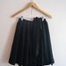 Midi kelių sluoksnių prabangus juodas sijonas 