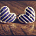 Širdelių formos auskarai