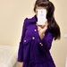 Violetinis vilnos paltukas