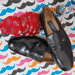 Rankų darbo vintažiniai odiniai batai #DI TINO