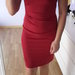 Raudona nauja suknele!
