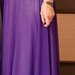 Ilga violetinė proginė suknelė