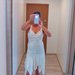 balta 36 dydžio sexi suknelė, 15 eurų