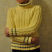 Geltonas megztinis su pynėmis