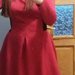 Jaune Rouge raudona puošni suknelė