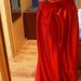 Proginis raudonas ilgas sijonas