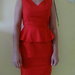 Raudona madinga suknelė M