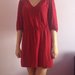 Raudona vasariska suknele