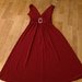 Prabangi sodrios raudonos spalvos suknelė