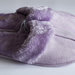 Šiltos kailinės violetinės šlepetės 38-39 dydis
