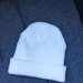 nauja balta žieminė kepurė
