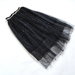 Juodas tiulio sijonas su perliukais