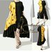 Yellow/Black Italiska suknelė tunika