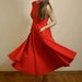 Proginė raudona suknelė