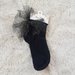 NAUJOS juodos kojinės su kaspinėliais