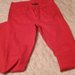 Raudonos spalvos džinsai Esmara