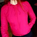 Rožinis stilingas sportinis džemperis