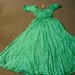 Nauja ilga smaragdo spalvos suknelė