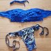 Mėlynas maudymosi kostiumėlis
