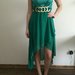 Žalia puošni suknelė