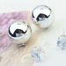 NEW Dior silver dvipusiai diamond auskarai mmm