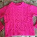 BLUSH rožinis megztinis