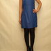 Nauja odinė mėlyna suknelė 