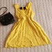 Ryški geltona vasarinė suknelė