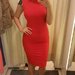 Raudona Zara suknelė