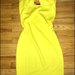 Boohoo mini geltona suknelė