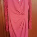 Ryškiai rožinė klasikinė suknelė