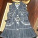 graži džinsinė nauja suknelė-sarafanas