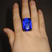 Didelis mėlynas žiedas