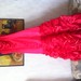 raudona suknyte