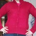 Raudonas paprastas, bet gražus megztinukas
