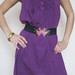Violetinė tunika-suknelė