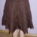 rudas ilgas sijonas