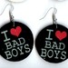 i love bad boys juodi 