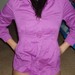 Violetinis paltukas su sagom
