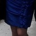 Tamsiai mėlyna suknelė
