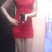 Raudona suknele ;]