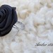 Black rose žiedas
