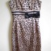 Leopardinė puošni suknelė