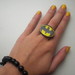 Originalus žiedas "Batman"