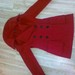 Gražus raudonas žieminis paltukas