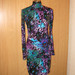 Violetinė leopardinė suknelė