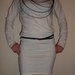 Nauja moteriska balta bershka suknele